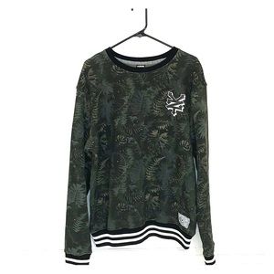 MENS LARGE ZOO YORK TROPICAL PULL OVER